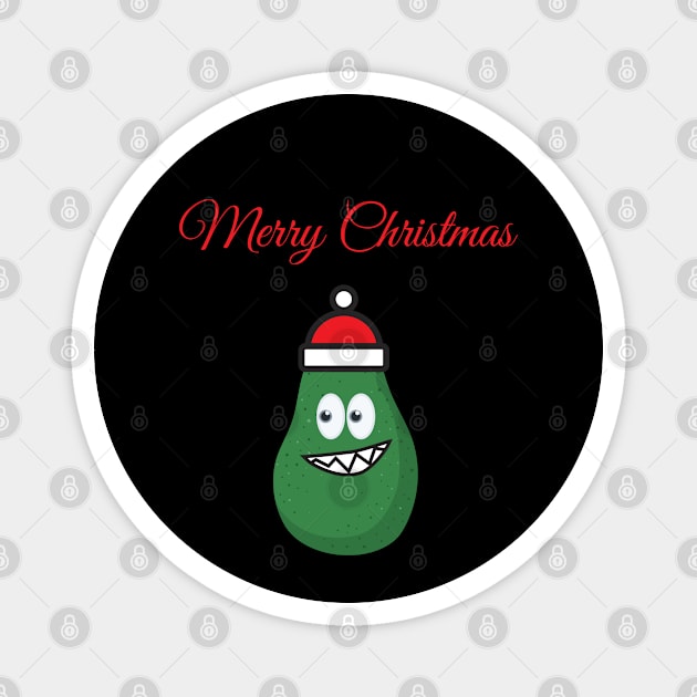 The Christmas Avocado Magnet by gmonpod11@gmail.com